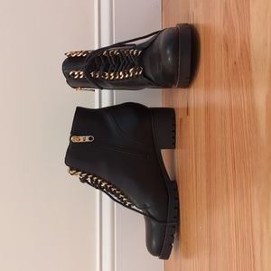 Karl Lagerfeld Black Booties